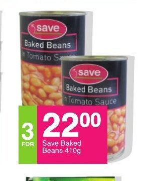 Save Save Baked Beans 410g offer