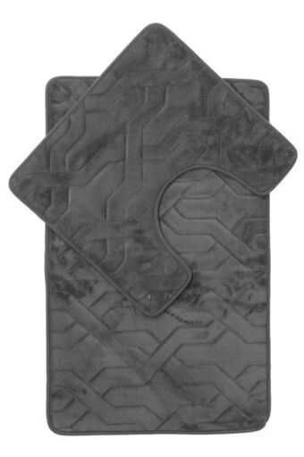 2 piece bath mat set