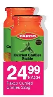 Save Pakco Curried Chillies 325g offer