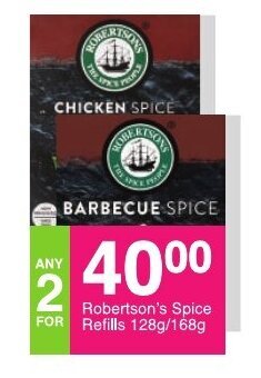 Robertson's Spice Refills 128g/168g