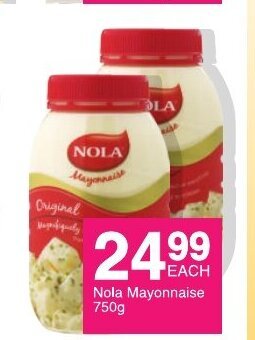Save Nola Mayonnaise 750g offer