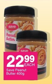 Save Save Peanut Butter 400g offer