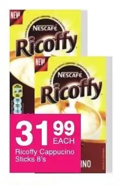 Save Ricoffy Cappuccino Sticks 8's offer