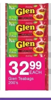 Save Glen Teabags 200's offer