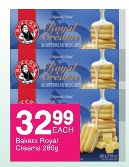 Save Bakers Royal Creams 280g offer