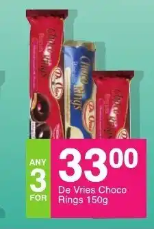 Save De Vries Choco Rings Assorted 150g offer