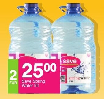 Save Save Spring Water 5lt offer