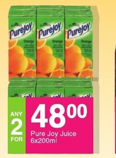 Save Pure Joy Juice 6x200ml offer