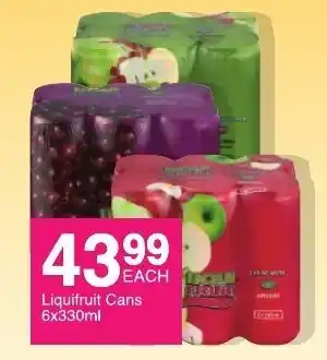 Liquifruit Cans 6x330ml