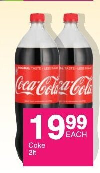 Save Coke 2lt offer