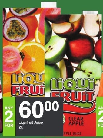 Save Liquifruit Juice 2lt offer