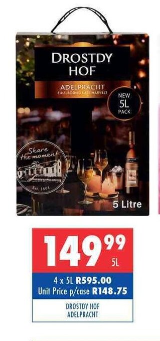 Ultra Liquors Drostdy Hof Adelpracht 750ml offer