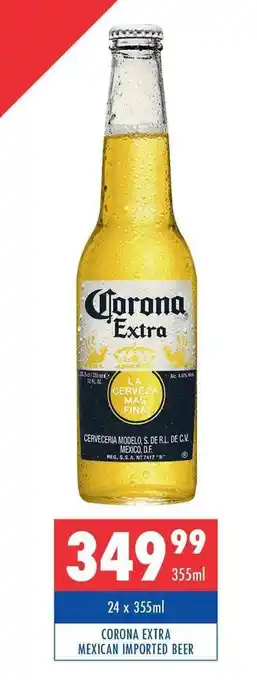 Ultra Liquors Corona Extra Mexican Imported Beer 24 x 355ml offer