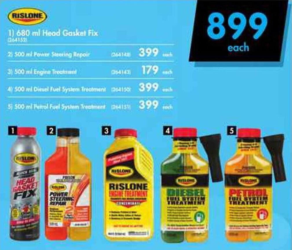Rislone Head Gasket Fix 680ml offer at Makro