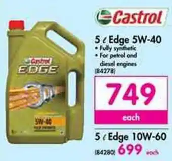 Makro Castrol 5L Edge 5W-40 offer