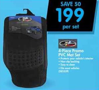 Makro 4-Piece Promo PVC Mat Set offer