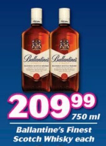 Cambridge Food Ballantine's Finest Scotch Whisky 750ml offer