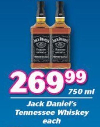 Cambridge Liquor Jack Daniel's Tennessee Whiskey 750ml offer