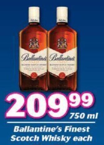 Ballantine's Finest Scotch Whisky 750ml