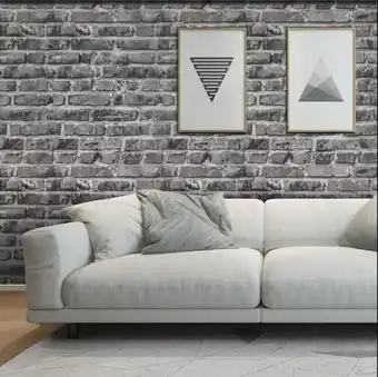 Stick on 3d pvc wallpaper