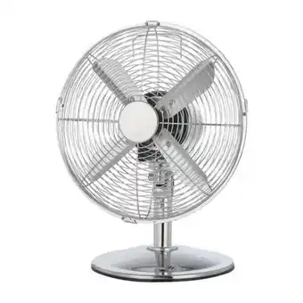 Game Logik 30cm desk fan chrome zf-1214dcr offer