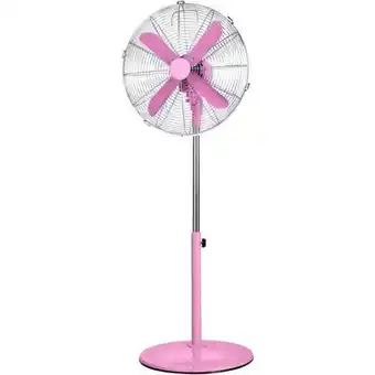 Game Logik 40cm pedestal fan pink pink offer