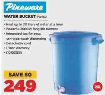 HiFi Corp Pineware Water Bucket PWB02 offer