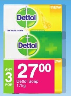 Save Dettol Soap 175g offer