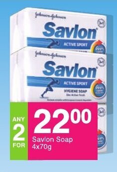 Save Savlon Soap 4x70g offer