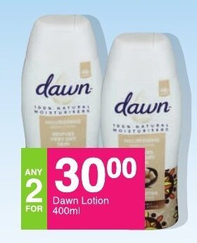 Save Dawn Lotion 400ml offer