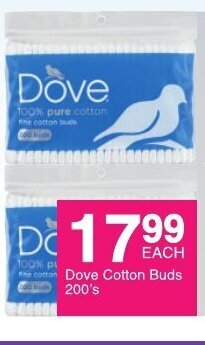 Save Dove Cotton Buds 200's offer
