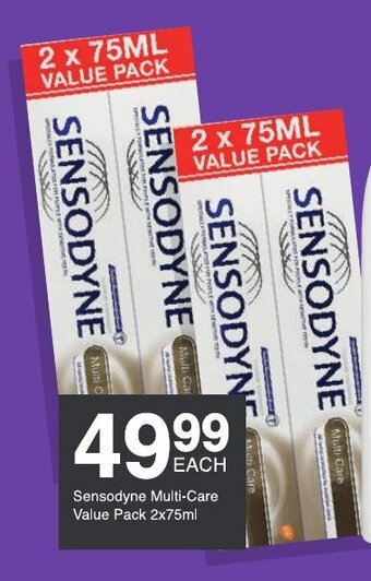 Save Sensodyne Multi-Care Value Pack 2x75ml offer