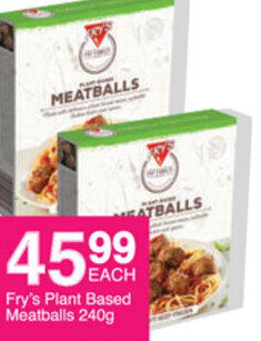 Save Fry's Plant Based Meatballs 240g offer