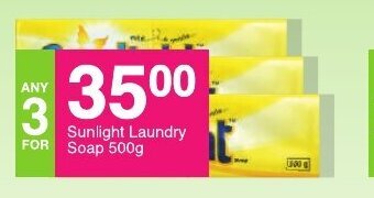Save Sunlight Laundry Soap 500g offer