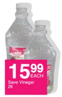 Save Save Vinegar 2Lt offer