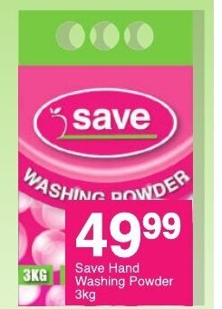 Save Save Hand Washing Powder 3kg offer