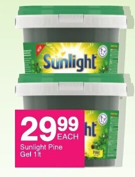 Save Sunlight Pine Gel 1lt offer