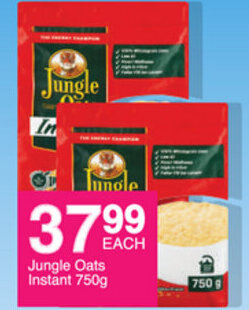 Save Jungle Oats Instant 750g offer
