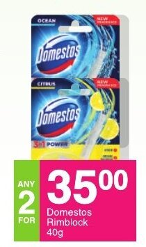 Save Domestos Rimblock 40g offer