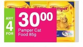 Save Pamper Cat Food 85g offer