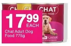Chat Adult Dog Food 775g