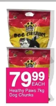 Save Healthy Paws 7kg Dog Chunks offer