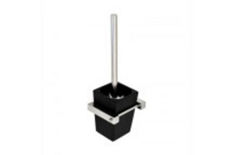 Bathroom Bizarre Square toilet brush holder ss304 - black cup (sq016) offer
