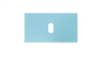 (d) copo glass vanity top 820*470*10mm - white