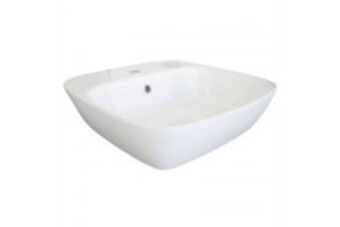 Bathroom Bizarre Tonga c/top basin, 1 tap hole & o/flow-white (xwbocn16a) offer
