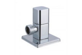 Bathroom Bizarre Angle valve 1/2 x 1/2 square brass - chrome offer