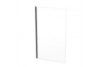 Bathroom Bizarre Kbsbc kobe fixed bath screen 1400*800*6mm - black/clear offer