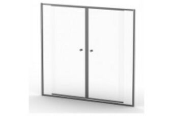 Bathroom Bizarre Duo17sc duo pivot door 1700-1900*1860mm - silver/clear offer