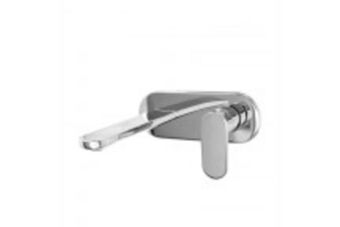 Bathroom Bizarre Bay wall type basin mixer - chrome (ba00014) offer