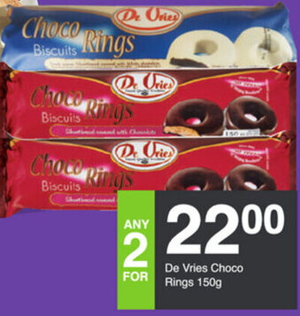 Save De Vries Choco Rings 150g offer